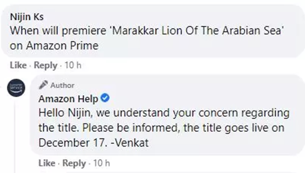 Marakkar OTT 