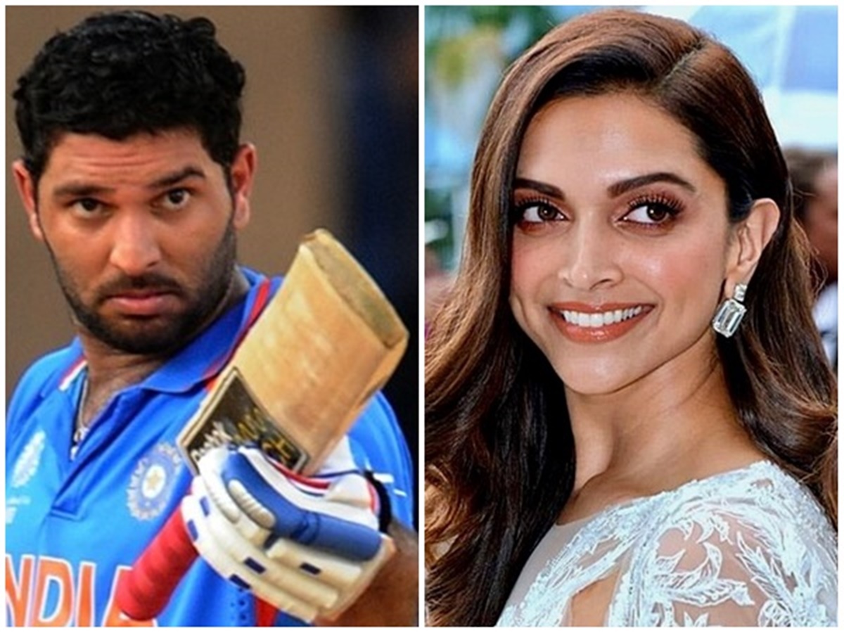 Yuvraj Singh and Deepika Padukone