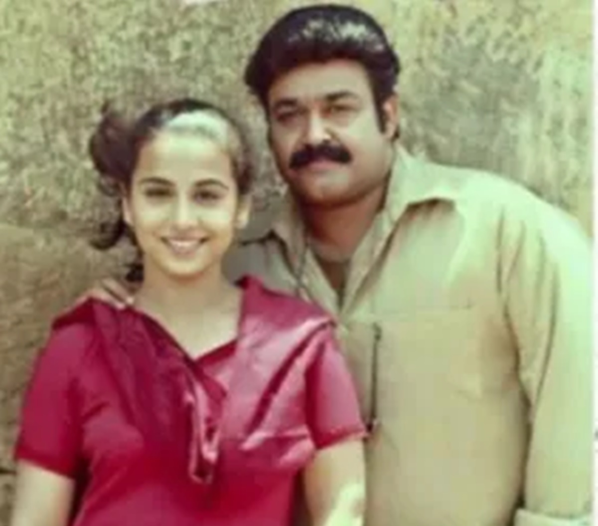 Vidya Balan and Mohanlal