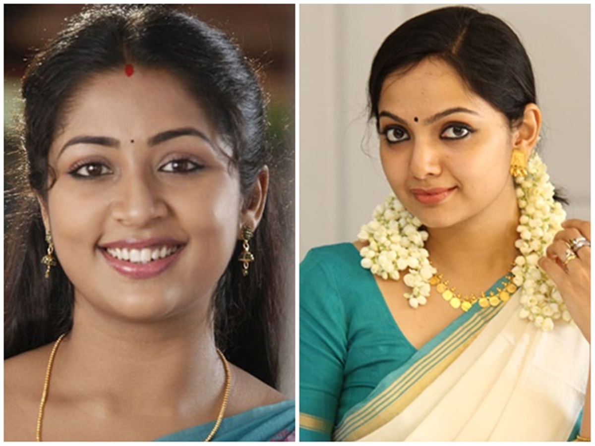 Navya Nair and Samvritha