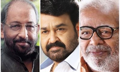 Nedumudi Venu, Mohanlal and Thilakan