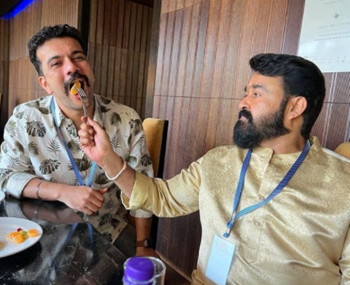 Ramesh Pisharadi and Mohanlal