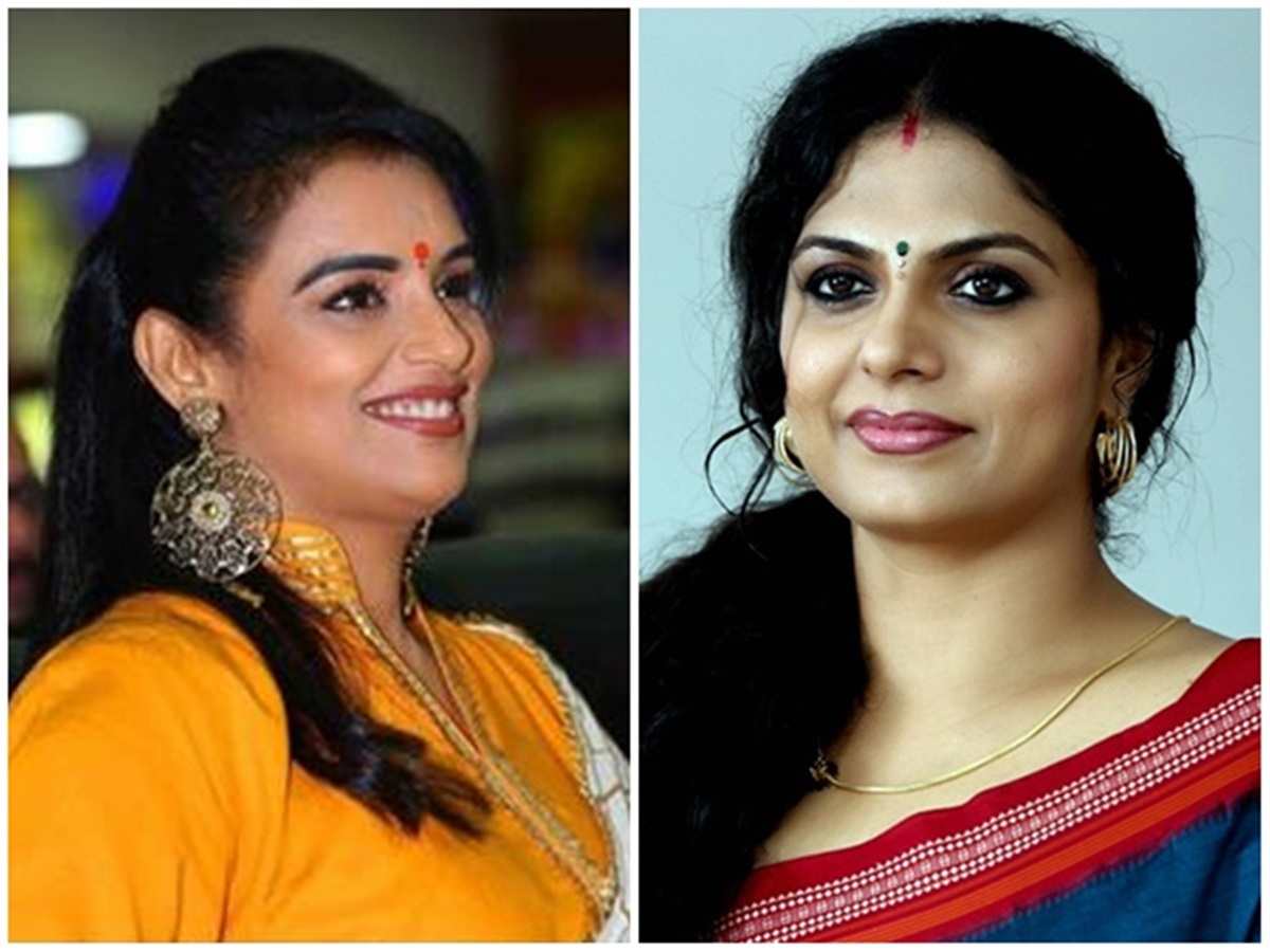 Shwetha Menon and Asha Sarath