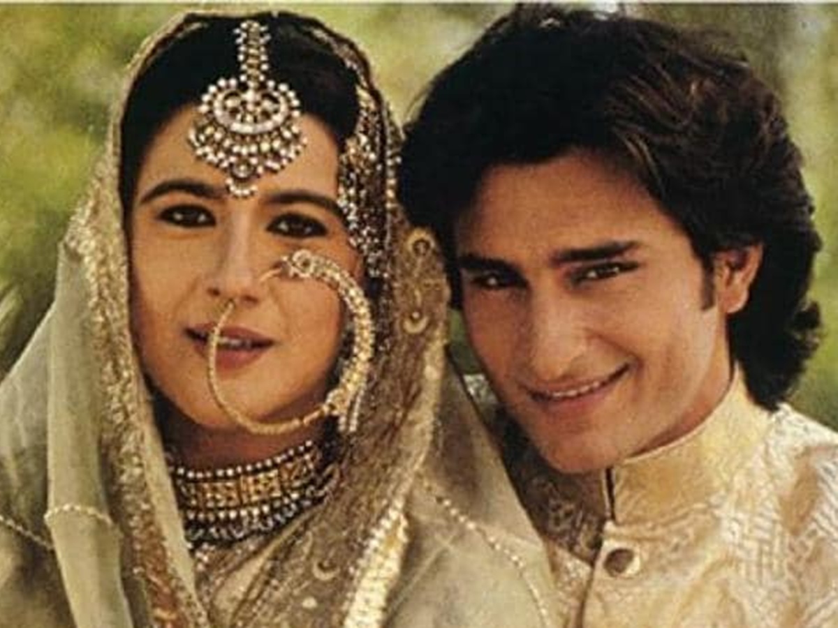 Amritha Singh and Saif Ali Khan 