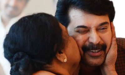 Mammootty and Kaviyoor Ponnamma