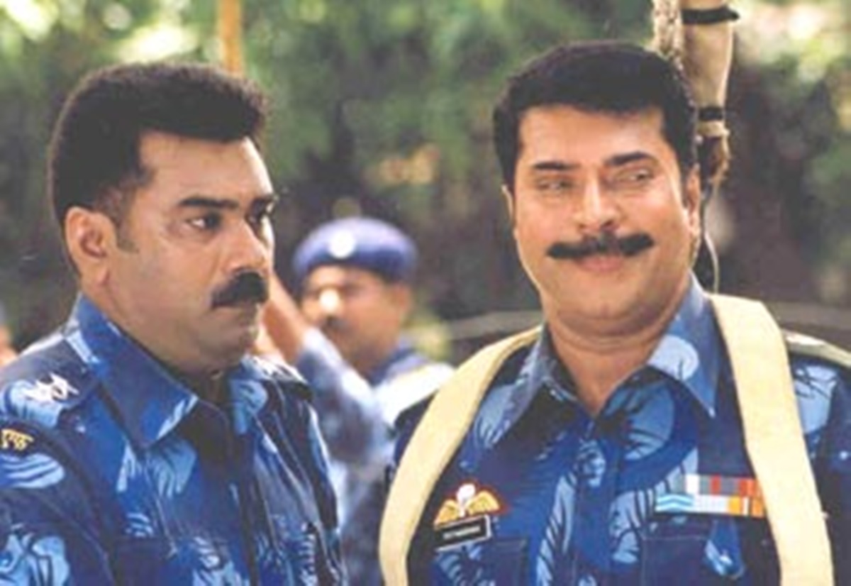 Biju Menon and Mammootty (Pattalam Film)