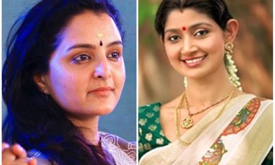 Manju Warrier and Divya Unni