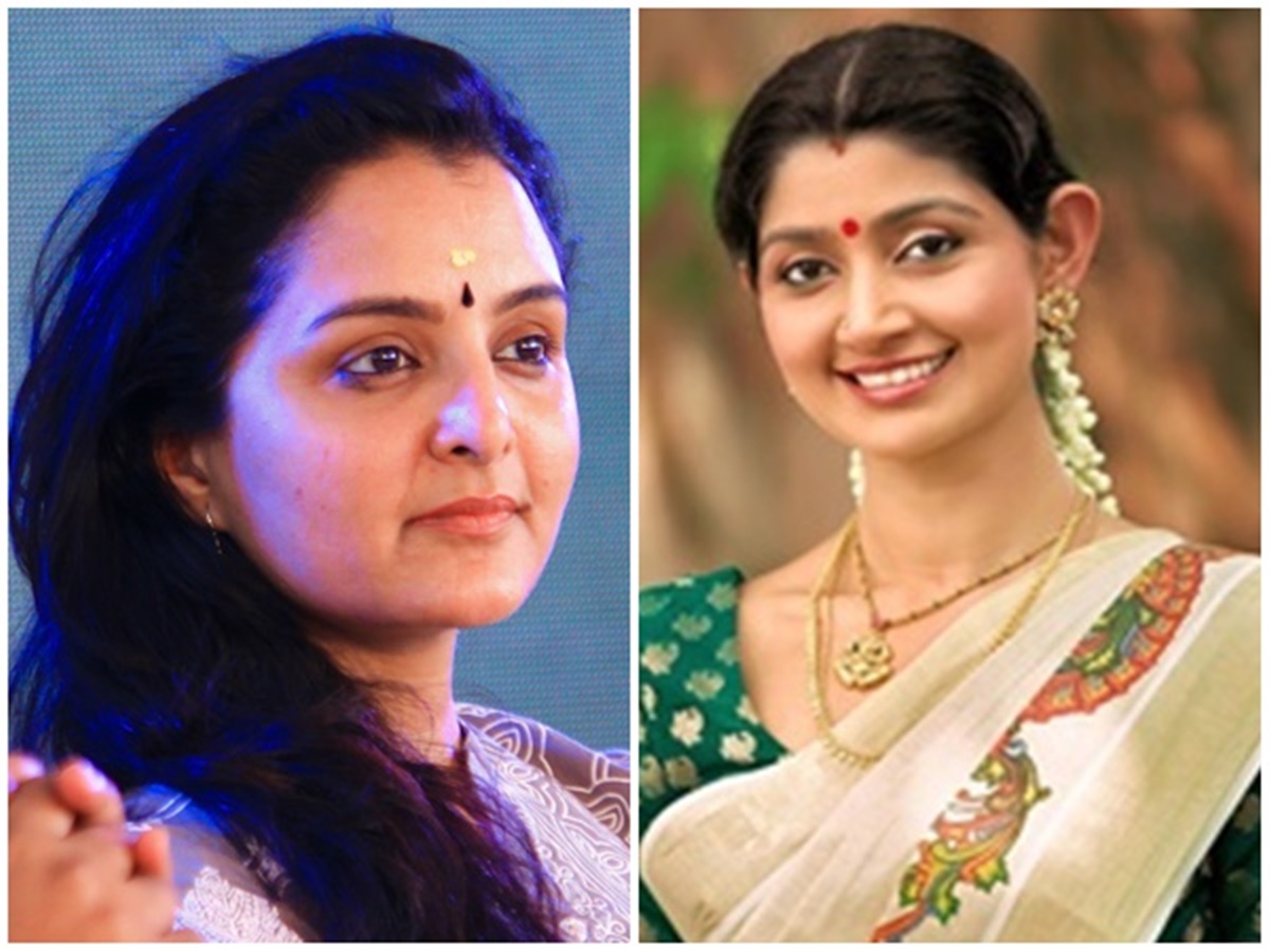 Manju Warrier and Divya Unni