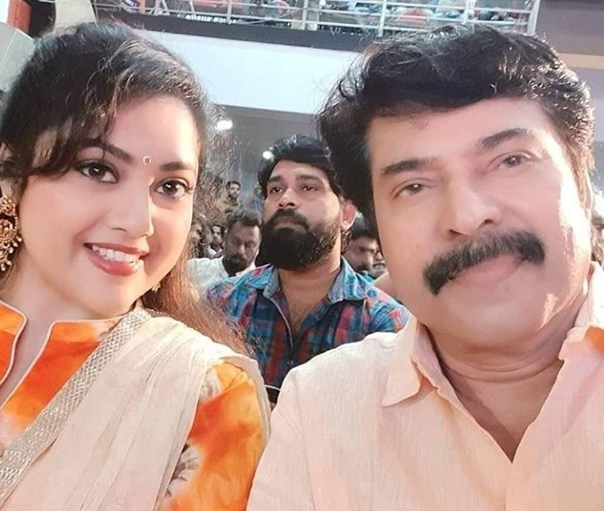 Meena and Mammootty