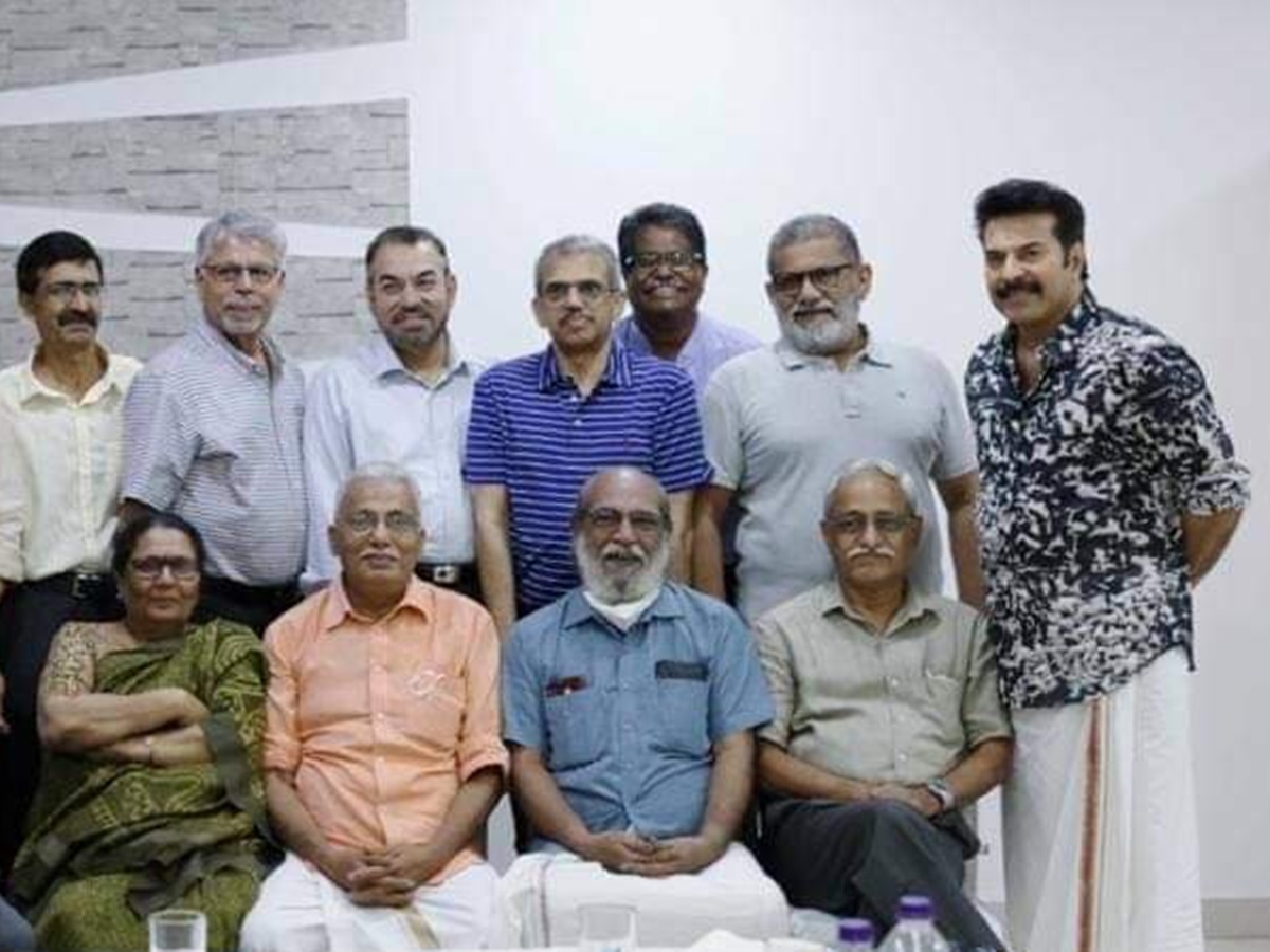 Mammootty With classmates