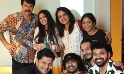 Mammootty with young actors