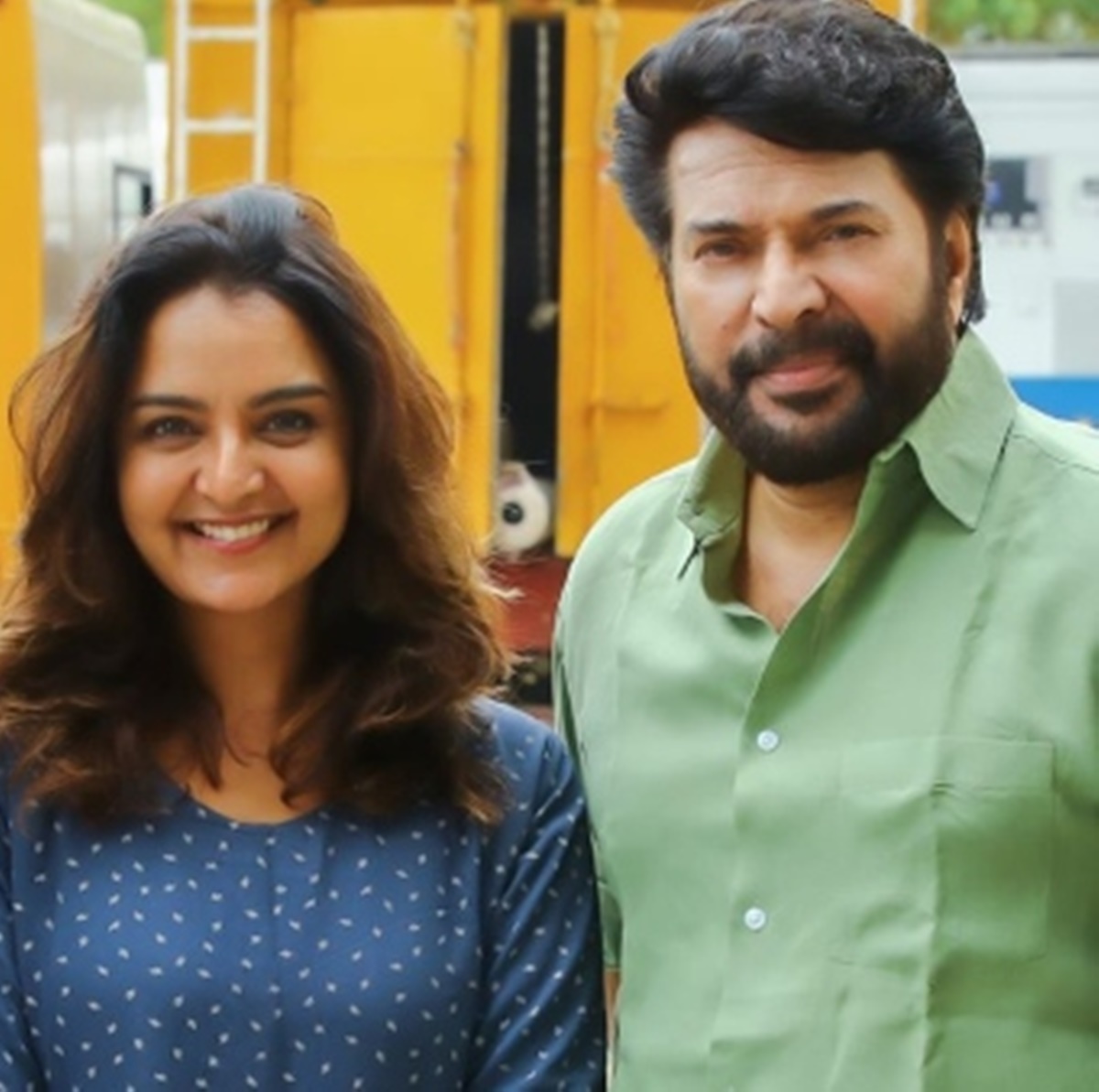 Manju Warrier and Mammootty