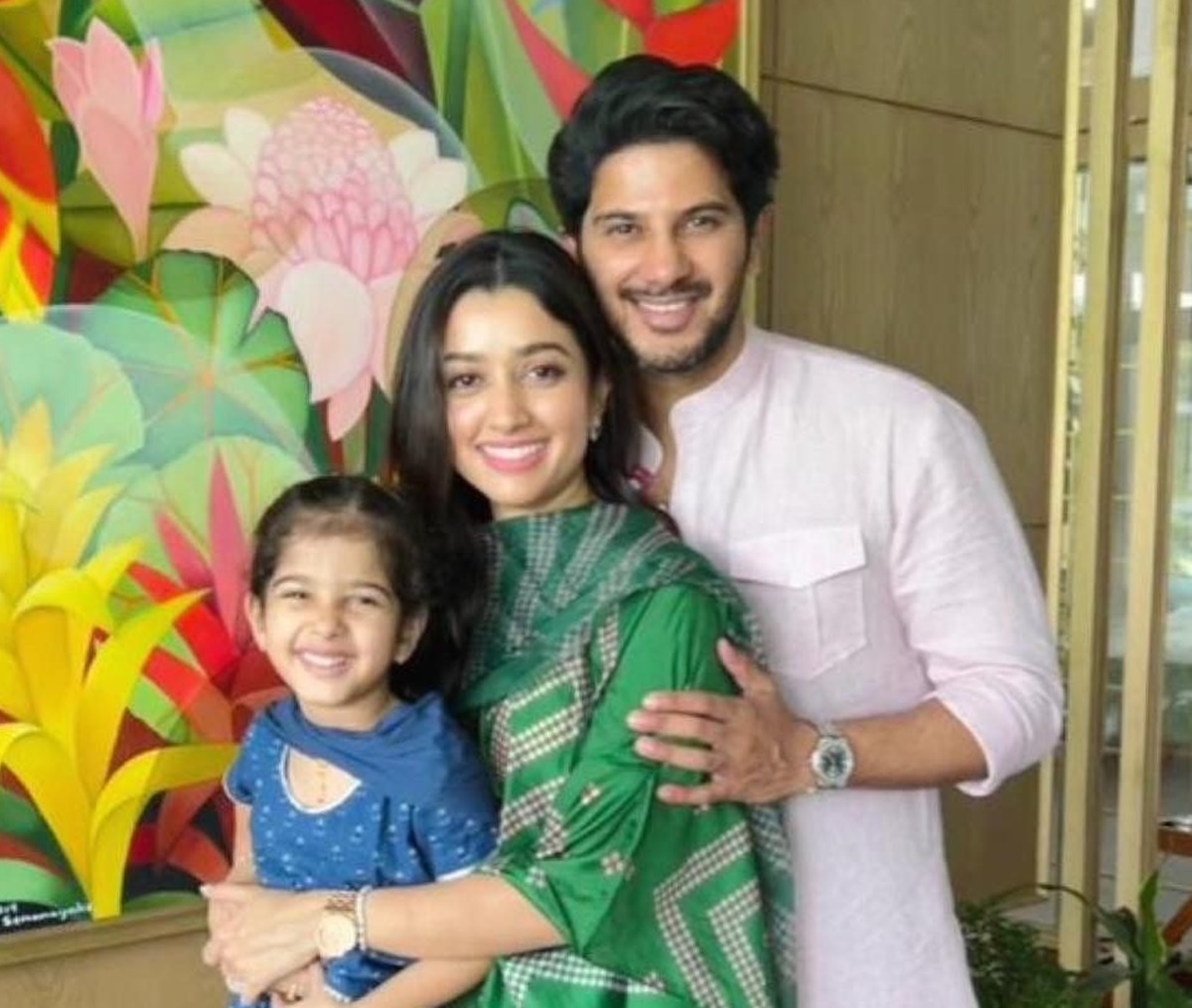 Dulquer Salmaan and Family 