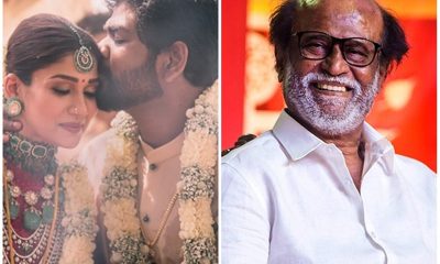 Nayanthara, Vignesh Shivan and Rajanikanth