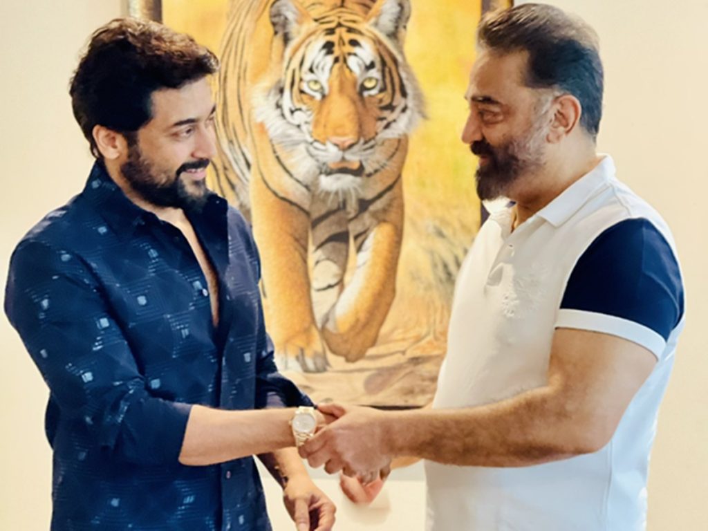 Surya and Kamal Haasan