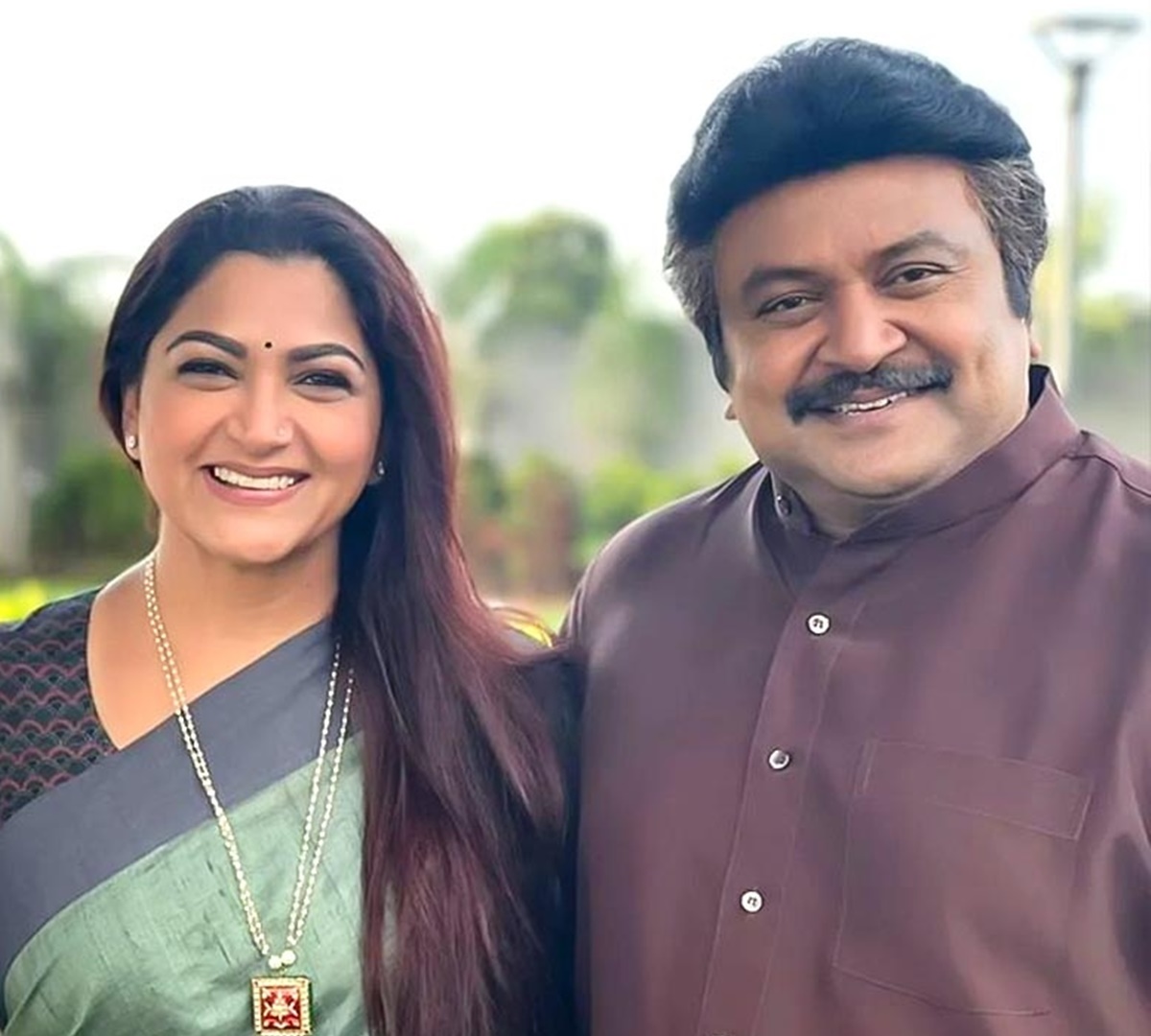 Kushboo and Prabhu