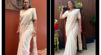 കേരള സാരിയില്‍ സുന്ദരിയായി മീര വാസുദേവന്‍