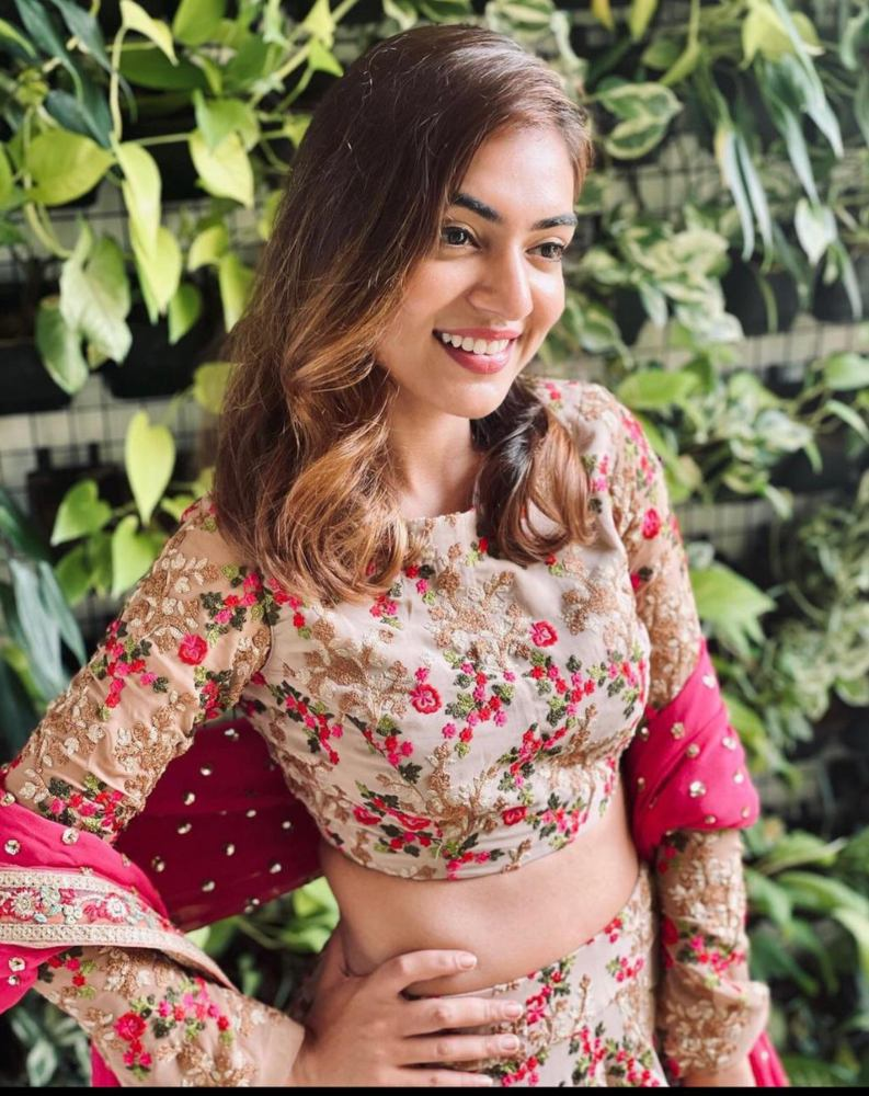 Nazriya Nazim is making us await spring in her bright floral lehenga!