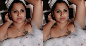 ബാത്ത് ടബ്ബില്‍ നിന്നും ചൂടന്‍ ചിത്രങ്ങളുമായി സാധിക