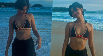 ബീച്ചിൽ ഹോട്ട് ലുക്കിൽ പ്രാർത്ഥന ഇന്ദ്രജിത്ത്