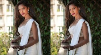 സാരിയില്‍ ഗ്ലാമറസായി ശ്രുതി