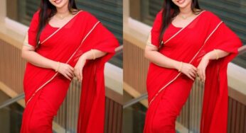 ചുവപ്പില്‍ ഗംഭീര ലുക്കുമായി ആലീസ്