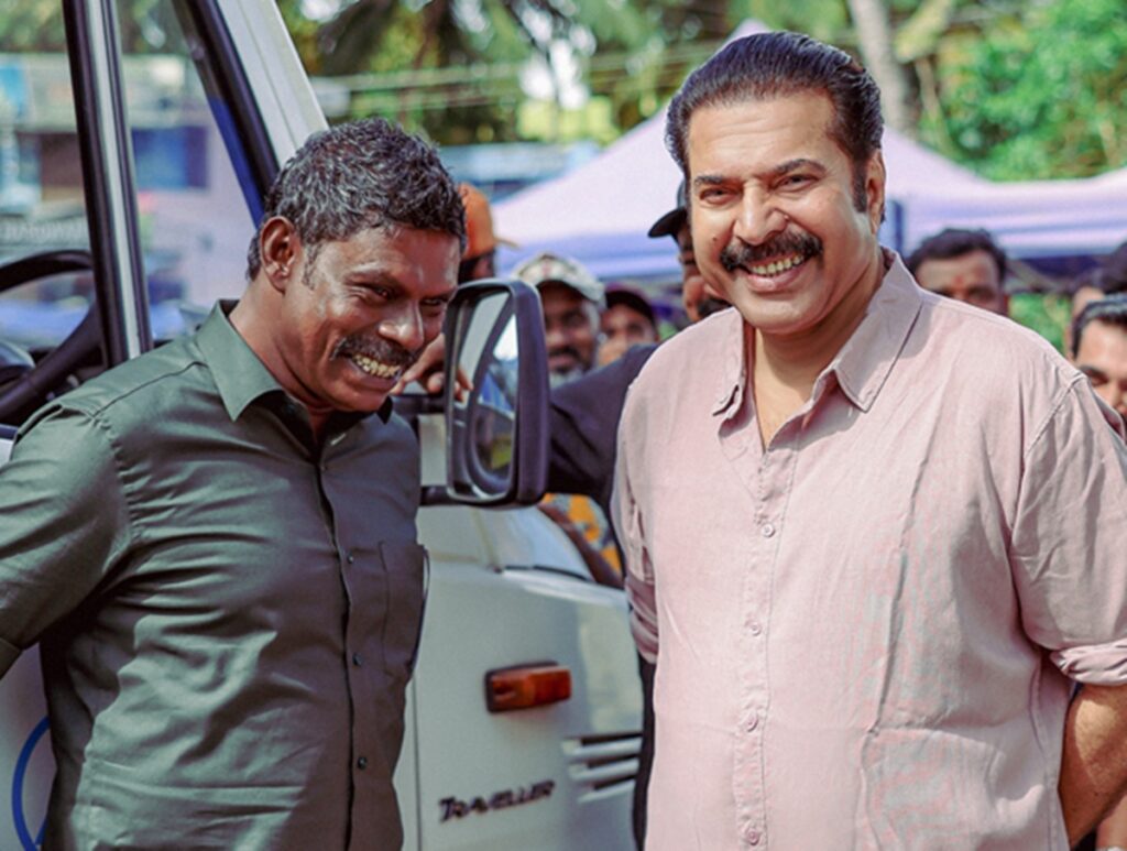 Vinayakan and Mammootty