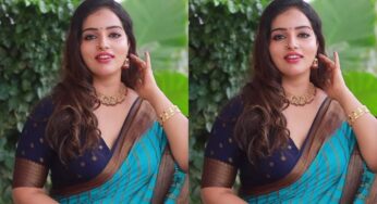 സാരിയില്‍ സ്‌റ്റൈലിഷ് ലുക്കുമായി മാളവിക