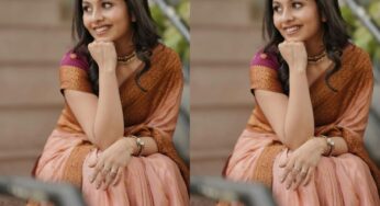 സാരിയില്‍ മനോഹരിയായി നിരഞ്ജന