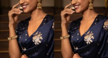 സാരിയില്‍ മനോഹരിയായി ശ്രുതി മേനോന്‍