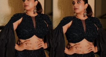 ബ്ലാക്കില്‍ ഗ്ലാമറസായി അപര്‍ണ തോമസ്