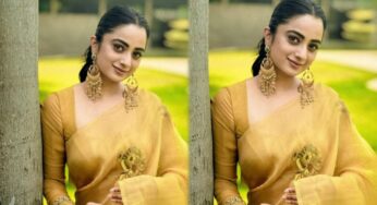 സാരിയില്‍ സുന്ദരിയായി നമിത