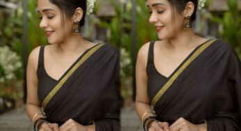 സാരിയില്‍ ചിത്രങ്ങളുമായി അനന്യ