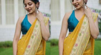 സാരിയില്‍ ഗ്ലാമറസായി ഇഷാനി
